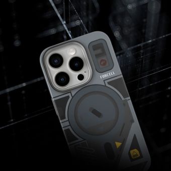 FORCELL F-PROTECT Levels with Dual Layer 4D technology, Miliatry Drop Tested, MagSafe, Apple iPhone 16 cyber grey