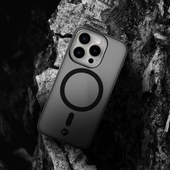 FORCELL F-PROTECT Levels with Dual Layer 4D technology, Miliatry Drop Tested, MagSafe, Apple iPhone 16 smoky black