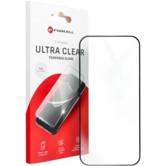 Forcell Ultra Clear Glass Apple iPhone 13 Pro/14 black