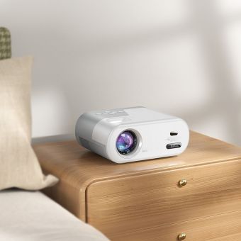 HOCO DT2, projektor, Android Wi-Fi Bluetooth 720P, biely