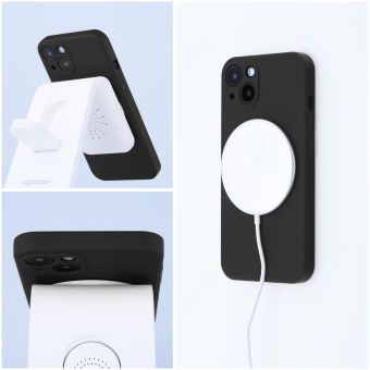 Obal SILICONE MAG COVER case MagSafe Samsung Galaxy S25+ 5G S936 black