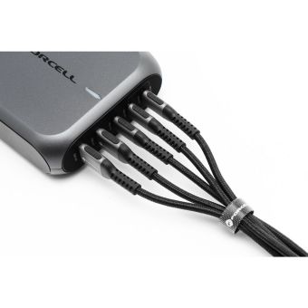 FORCELL F-ENERGY C260 Cafule, USB-C/USB-C, QC4.0 PD 5A 100W, 1.2m, čierny