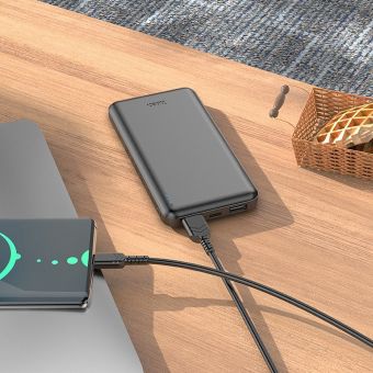 HOCO J100 Powerbank 10 000 mAh 2,1A  - čierny