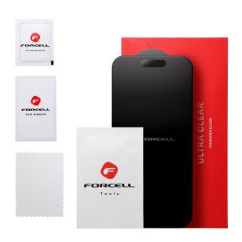 Ochranné sklo Forcell Matt Glass Apple iPhone 13/16e čierne