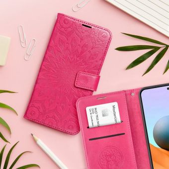 MEZZO Book case Xiaomi Redmi 14C/POCO C75 mandala magenta