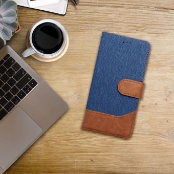 Obal JEANS Book Samsung Galaxy A56 5G A566 modrý
