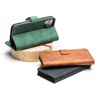 TENDER Book Case Xiaomi Redmi Note 14 Pro 5G/14 Pro+ 5G/POCO X7 5G green
