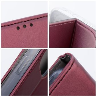 SMART MAGNETO Book case Motorola Moto G15 burgundy
