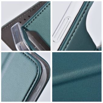 SMART MAGNETO Book case Motorola Moto G15 dark green