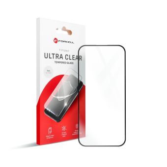 Sklo Forcell Ultra Clear Xiaomi Redmi Note 14 LTE/5G celotvárové - čierne
