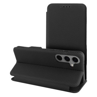 Obal FOLIO Side Magnet book case Motorola Moto G55 5G čierny