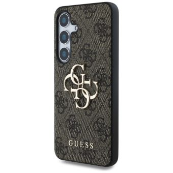 Guess PU 4G Metal Logo Samsung Galaxy S25+ 5G S936 GUHCS25M4GMGBR Brown