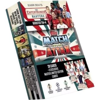Futbalové karty Topps Match Attax TCG 2024/25 UCC Booster Tin 4 zelená