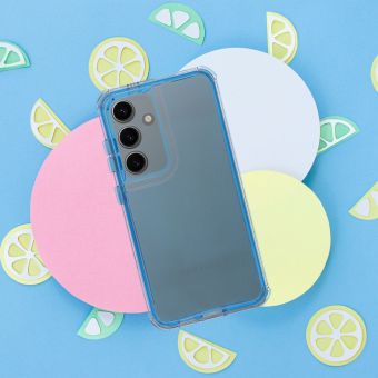Obal MATRIX CLEAR Case Xiaomi Redmi Note 14 4G modrý