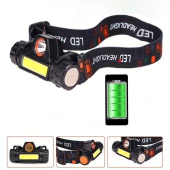 RC-K-1228 LED čelovka 4in1 čierna