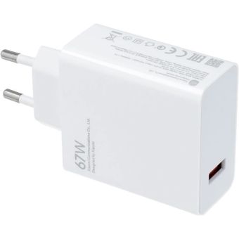 Xiaomi MDY-12-EH 67W, sieťová rýchlonabíjačka, biela (Blister)