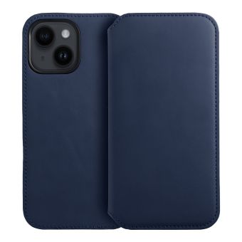 Obal Dual Pocket Book Xiaomi Redmi Note 14 4G modrý