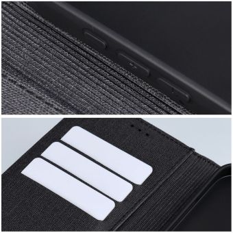 Obal GOMMA Book Apple iPhone 16e/17e čierny