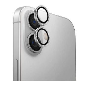 UNIQ Optix Aluminium Camera Lens Protector Apple iPhone 16/16 Plus white shimmer
