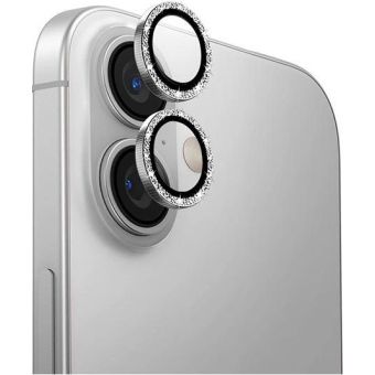 UNIQ Optix Aluminium Camera Lens Protector Apple iPhone 16/16 Plus white shimmer
