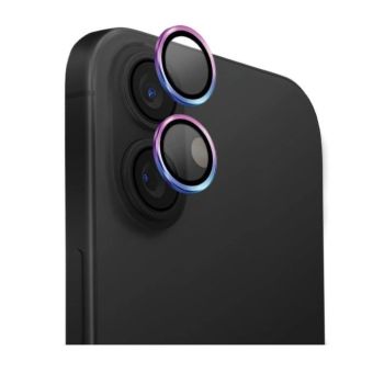 UNIQ Optix Aluminium Camera Lens Protector Apple iPhone 16/16 Plus Iridescent