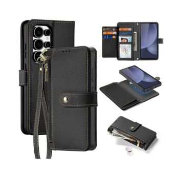 Obal Dux Ducis Lawa Leather Case Detachable Magnetic Wallet Samsung Galaxy S25 Ultra 5G S938 Black