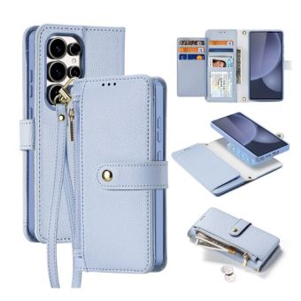 Obal Dux Ducis Lawa Leather Case Detachable Magnetic Wallet Samsung Galaxy S25 Ultra 5G S938 Blue