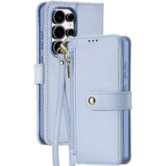 Obal Dux Ducis Lawa Leather Case Detachable Magnetic Wallet Samsung Galaxy S25 Ultra 5G S938 Blue