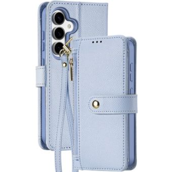 Obal Dux Ducis Lawa Leather Case Detachable Magnetic Wallet Samsung Galaxy S25 5G S931 Blue