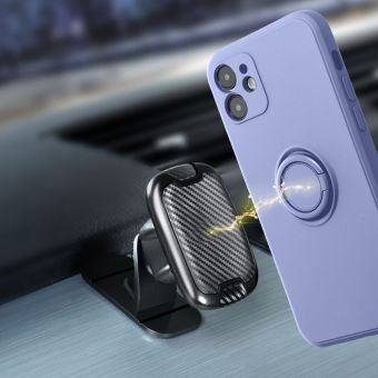 Obal SILICONE RING case Xiaomi Redmi Note 14 Pro 4G fialový