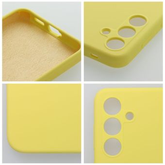 Obal SILICONE 2mm Xiaomi Redmi Note 14 4G žltý