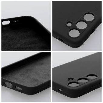 Obal SILICONE 2mm Xiaomi Redmi Note 14 Pro 4G čierny