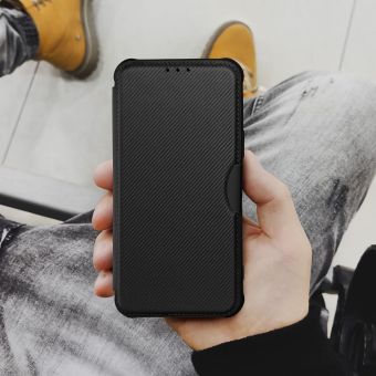 Obal RAZOR Book Xiaomi Redmi Note 14 4G čierny