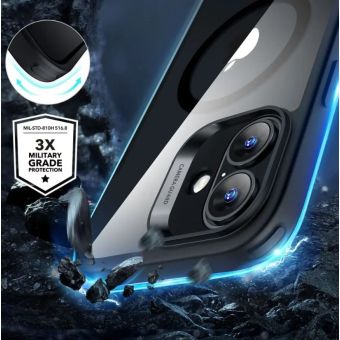 Obal ESR Classic Hybrid Halolock MagSafe & Tempered Glass Apple iPhone 16 Plus Clear/Black