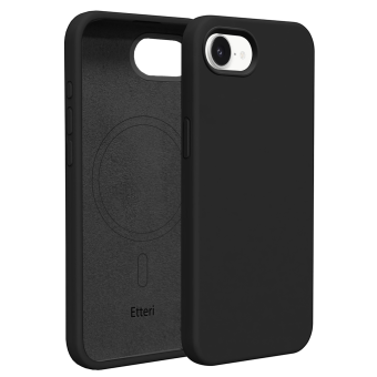 Etteri Silicone Magsafe TPU iPhone 16e/17e - čierny
