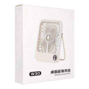 Stolový ventilátor W30 so stojanom 2000 mAh batéria - svetlo-modrý