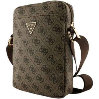 Obal Guess PU 4G Triangle Logo Bag 8" GUTB8P4GFTSW hnedý