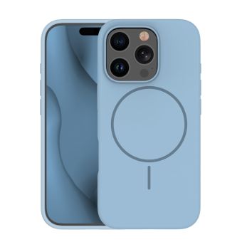 Obal Silicone Thin Mag Apple iPhone 16e svetlomodrý