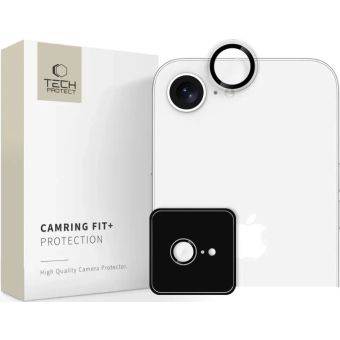 Ochranné sklo na fotoaparát Tech-Protect Camring Fit+ Apple iPhone 16e transparentné