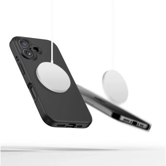 Obal Tech-Protect Liquid Silicone MagSafe Apple iPhone 16e čierny