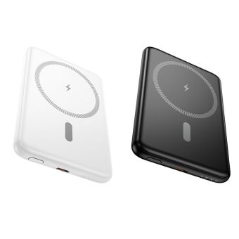 HOCO J140A powerbank 5000 mAh ultra-thin MagSafe PD QC 2A 20W - čierny