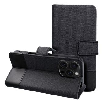 Obal GOMMA Book Xiaomi Redmi Note 14 4G čierny