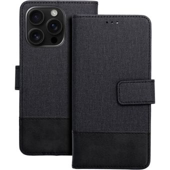 Obal GOMMA Book Xiaomi Redmi Note 14 4G čierny