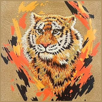 NIMMY case TIGER compatible with MagSafe for IPHONE 16 Pro Max light brown