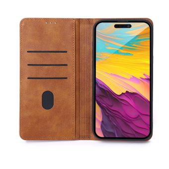 Obal Smart Seam Book Motorola Moto G15 hnedý