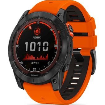 Remienok Tech-Protect Iconband Pro Garmin Fenix 3/5x/3h/5x Plus/6x/6x Pro/7x oranžovo-čierny