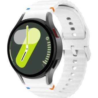 Remienok Tech-Protect Silicone Sport Samsung Galaxy Watch 4/5/5 Pro/6/7/FE biely