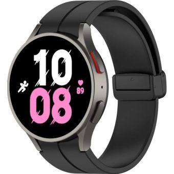 Remienok Bizon Strap Watch Silicone Samsung Galaxy Watch FE/7/6/6 Classic/5/5 Pro/4/4 Classic čierny