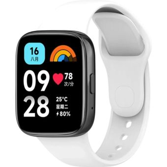 Remienok Bizon Strap Watch Dots Xiaomi Redmi Watch 3 Active biely