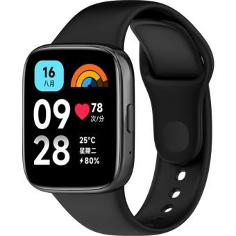 Remienok Bizon Strap Watch Dots Xiaomi Redmi Watch 3 Active čierny